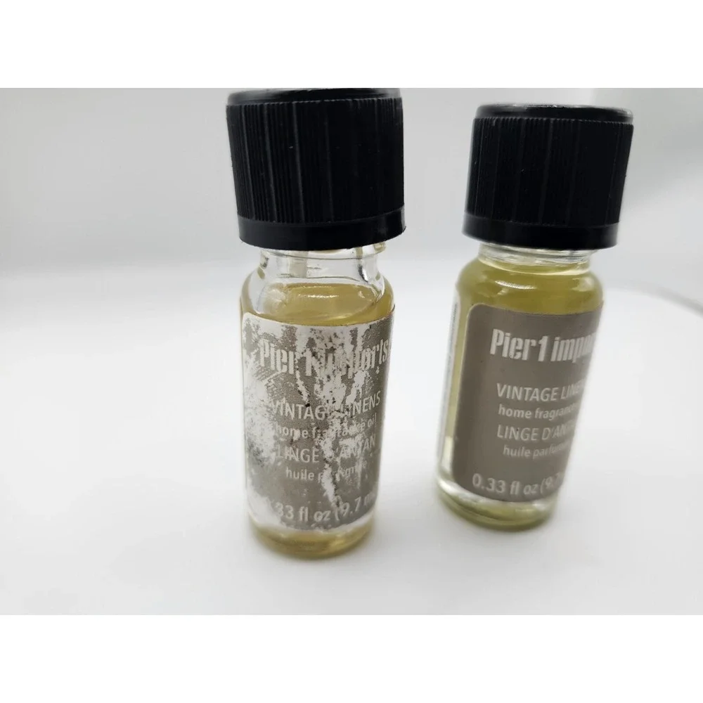 Pier 1 Imports Lot Of 2 ~VINTAGE LINENS~ Home FRAGRANCE OIL
